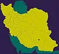 Localisation de Jiroft en Iran