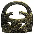 Serpents entrelacés trouvés à Djiroft (IIIe millénaire av. J.-C.).