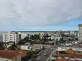 Plage de Cabo Branco, la Pointe du Seixas au fond.