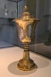 Coupe à couvercle (1858).