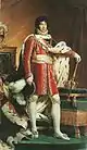 Joachim Murat, en habit de sacre, portant le collier de l'ordre