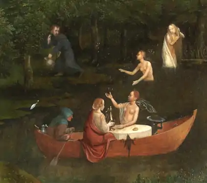 3. Joachim Patinier, Tentation de saint Antoine : détail de droite du second plan.