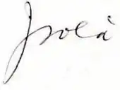 signature de Joan Solà i Cortassa