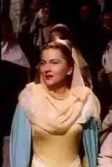 Joan Fontaine dans le rôle de Lady Rowena