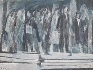 Gent (1980), oli sobre tela.