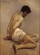 Académie d'homme (1887), musée des beaux-arts de Valence.