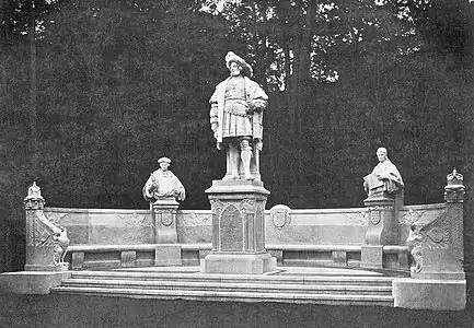 Monument à Joachim-Nestor de Brandebourg (1900), Berlin, allée de la Victoire (œuvre disparue).