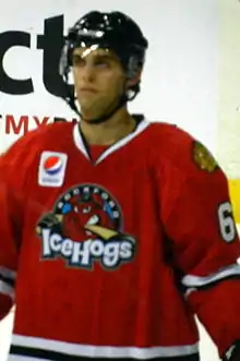 Description de l'image Joe Lavin IceHogs.jpg.