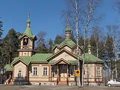 L'église orthodoxe.