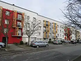 Immeuble rénové rue Joffre, en 2022.