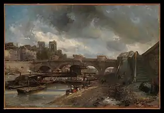 Le Pont Neuf, 1849-1850Johan Barthold JongkindMetropolitan Museum, New York