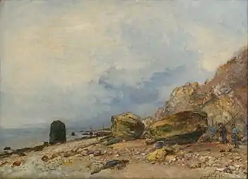 Côte rocheuse à Sainte-Adresse, 1862Rijksmuseum Twenthe