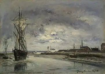 Le Port de Honfleur, 1875Yale University Art Gallery, New Haven