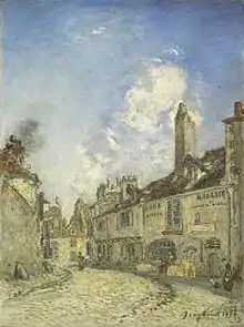 Une rue de Nevers, (1874).