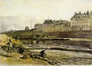 Quai de la Seine', Paris (vers 1862-1863).