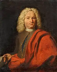 Portrait d'un noble, tableau (1719).