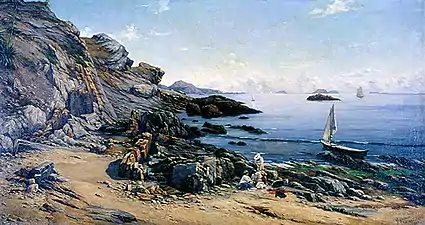 Vista da Ponta de Icaraí (1884)Coleção Sergio Sahione Fadel