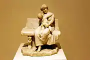 Johann Georg Pinsel - La mère avec son bébé