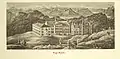 Rigi Kulm, hôtels et panorama vers 1880 (eau-forte sur carte postale).