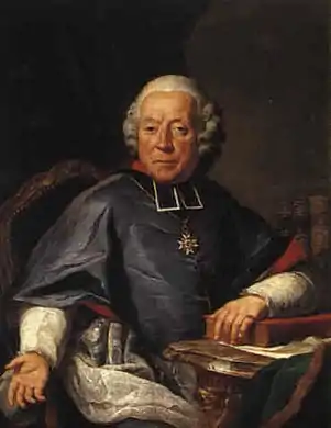 Portrait de Pierre-Louis-Bonaventure de Montrichard, chanoine de Baume, 1778, collection privée.