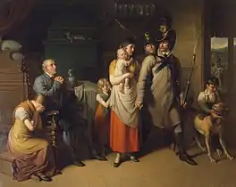 Der Abschied des Landwehrmannes (1813),Vienne, musée d'histoire militaire