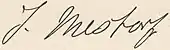 signature de Johanna Mestorf