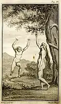 Adam et Ève (1783) d'après un dessin d'Abildgaard