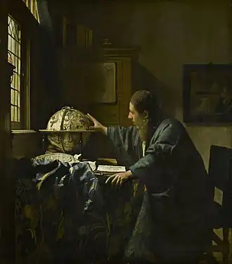 L'Astronome, de Johannes Vermeer.