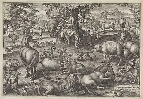 4 : Orphée et les animaux, 1615, Rijksmuseum, Amsterdam.