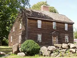 Maison natale de John Adams à Quincy (Massachusetts) (vers 1681).