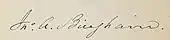 signature de John Bingham (homme politique)