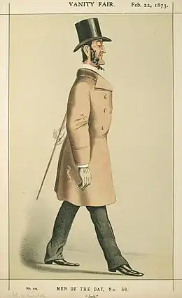 John Burgess Karslake (1873-1876), par Lyall dans Vanity Fair