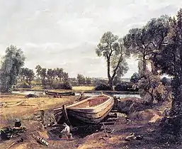 John Constable, Chantier naval près de Flatford Mill, 1815.