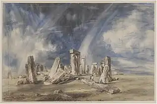 John Constable, Stonehenge,1835.