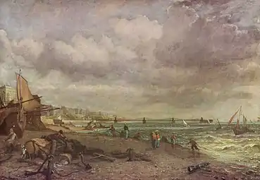 Jetée de la chaîne, Brighton, 1826-1827Tate Britain, Londres.