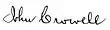 Signature de John Crowell