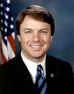 John Edwards, ancien sénateur de Caroline du Nord.