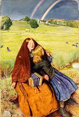 The Blind Girl par John Everett Millais.