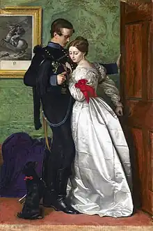 The Black Brunswicker de John Everett Millais Lady Lever Art Gallery (en).