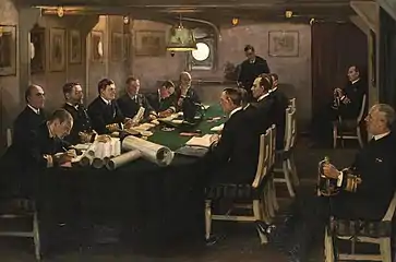 Capitulation allemande sur le HMS Queen Elizabeth (November 1918)