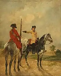 Deux officiers de cavalerie (1875), Westerham, Chartwell.