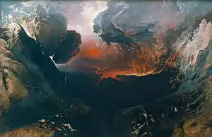 La Fin du monde, tableau apocalyptique de John Martin.