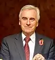 John McDonnell, membre du Parti travailliste du Parlement du Royaume-Uni, syndicaliste et chancelier de l'Échiquier du cabinet fantôme.