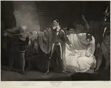 Winter's Tale, Acte II. Scène III, d'après John Opie (1793, Library of Congress).