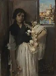 Vénitienne vendeuse d’oignons, 1882Madrid, Musée Thyssen-Bornemisza