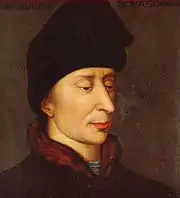 portrait d'un homme de trois-quart, détail du visage coiffé d'un turban