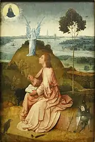 Saint Jean l'Évangéliste à Patmos (Bosch).