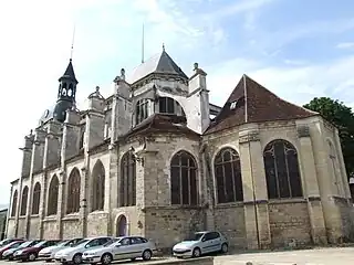 Le chevet de l'église