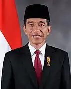 portrait officiel de Joko Widodo