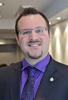 Jonathan Tremblay, député de Montmorency—Charlevoix—Haute-Côte-Nord de 2011 à 2015.